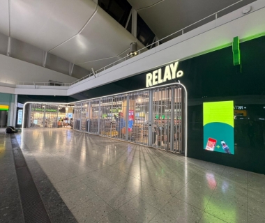 Full fit-out of new RELAY store at Heathrow Airport Terminal 2